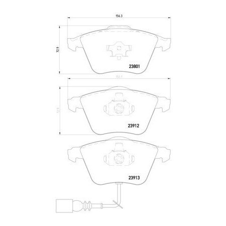 Pagid Brakes Disc Brake Pad, 355010351 355010351